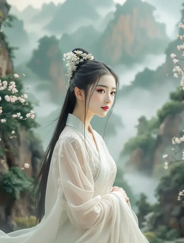 AI短剧《穿越成王妃》古装穿越短剧封面